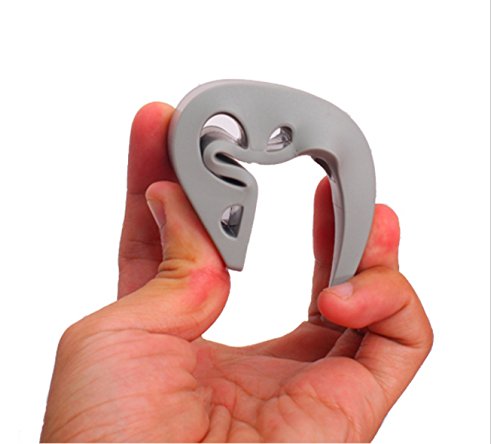 Türstopper 2-er Set Rutschfest Türkeil Keilform Tür Stopper Keil in Weiß von Design61 - 4
