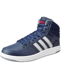 adidas hoops vs mid braun