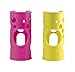 Beaba Silicone Cover for Glass Feeding Bottle Fuchsia/ Green