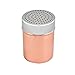 Produktbild Edelstahl Multi Purpose Käse Shaker Shaker | Chili | Spice Shaker | Zucker | Schokolade Schwimmbagger Shaker Shaker-7 x9.5cm Gelochte Oberseite in 3-mm-Löcher mit Verkupferung und durchsichtigen Kunststoffdeckel