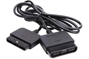 DARLINGTON & Sohns - Cable alargador compatible con mando Playstation PS1 y PS2, 2 cables de extensión