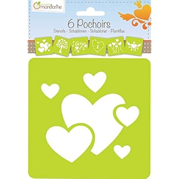 A5 Taille Pochoir Xsmall Amour Coeur Animal De Chien De Patte De Chat Forme Mylar Airbrush Peinture Murale Art Pochoir Dv Videk Hr