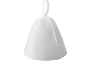 ARMYJY 10X Sauna Hat Thicken Wool Felt Hair Protection Spa Sauna Accs For Bath Protection for sauna and banya lightweight white