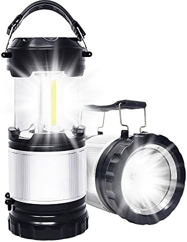 APPHOME 2 in 1 COB Camping Lantern Handheld Flashlight Latest COB Technology Portable Camp Lights LED Tent Lamp Outdoor Equipment for Hiking Fishing Hurricanes Emergency Car Repair
