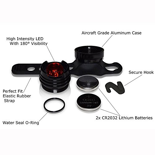 LIVHÒ | LED Fahrradbeleuchtung , Frontlicht und Rücklicht CREE – 3 Beleuchtungs modalität,Zoombarer,1000lm, Batterie inklusiv, Waterproof, Licht-Modi für Berg-Radfahren, Camping und täglichen Gebrauch - 5