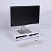 Produktbild Greensen PC Holz Monitor Regal, Bildschirmständer Notebooktisch Notebookständer Laptopständer Computertisch Erhöhen Hölzern Schreibtischregal Monitorerhöhung Ständer