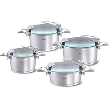 Fissler Topfset solea | 4-teilig | Edelstahl Kochtopf Set