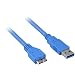 Produktbild Sharkoon USB 3.0 Kabel, Stecker A auf Stecker Micro-B, 2 Meter, Datenübertragung bis zu max. 5 Gbit/s blau