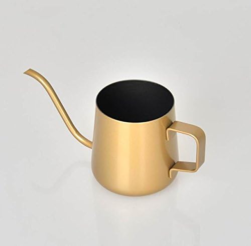 GERMER Stainless Steel Tea Coffee Pot 250ML,Gold