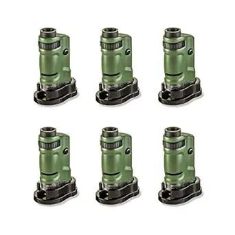 Carson MM-24MU MicroBrite LED Lighted Pocket Microscope (Set of 6), 20 x 40X Zoom