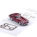 Produktbild corpus delicti Magnetischer Parkscheinhalter für Das Armaturenbrett – Modellauto mit Magnet und Selbstklebender Haftscheibe – Kultauto Jaguar E-Type