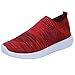 Produktbild Johiberty Sneaker Herren Laufschuhe Sportschuhe Atmungsaktiv Gemütlich Licht Freizeitschuhe Schnürschuhe Low-Top Socken Schuhe Luftpolster Turnschuhe Fitness Schuhe Slip on Wanderschuhe 3 Farbe 39-47