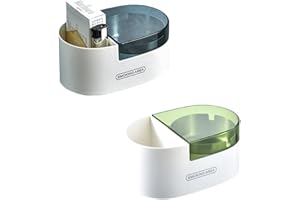 QANYE 2 Pezzi Posacenere, Posacenere di Sicurezza, Posacenere a Parete, Posacenere in Acciaio Inox, Posacenere con Coperchio, Utilizzato in Bar, Club, Uffici, Case (Verde, Blu)