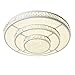 Produktbild Style home 92W LED Deckenlampe Kronleuchter Volldimmbar mit Fernbedienung Kristallampe 80cm Durchmesser Wohnzimmer Schlafzimmer Kinderzimmer PS6936-R80