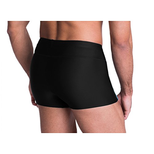 Herren Badehose Kurze Schwimmhose Große Größen Männer Badeshorts Übergrößen Schwarz 4XL 5XL 6XL 7XL 8XL - 3