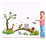 2 en segundos; se puede pegar a cualquier superficie lisa: paredes, muebles, espejos, ventanas, gabinetes, azulejos y metal. Adecuado para sala de estar, dormitorio, chimenea, estudio, sala de juegos, aula, sala infantil, jardín de infantes o parque infantil para diversión y decoración perfecta, guardería decorada, sala de juegos, aula y más.