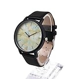 Rosepoem Quarz-Analoguhren Arbeiten Sie einfache Kinderuhren Armbanduhr mit Gummiband Herren Damen-Armbanduhr Unisex Grün