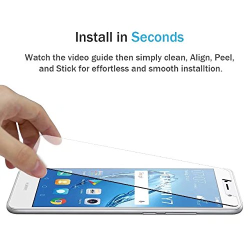 Huawei Y7    Huawei Y7 Prime Protector de Pantalla  LK  2 Pack  Vidrio Templado Screen Protector  Garant  a Vitalicia De Sustituci  n 