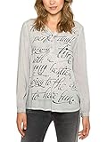 Oil Dyed gefärbt Soccx Damen Oil Dyed Bluse mit Print und Metallsteinchen