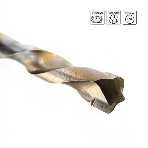 S&R Betonbohrer Set, Superschlag mit zylindrischem Schaft /für Beton, Ziegel, Naturstein und Kunststein/ in Kunststoffbox 4Stk: 5×85, 6×100, 8×120, 10×120 mm - 7