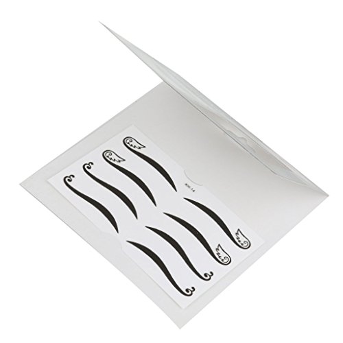 Smoky Eyes Makeup Fine Black Eyeliner Eyelash Sticker Double Eyelid Tape Eye Temporary Tattoo KH-14