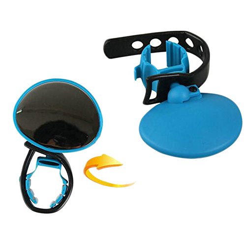 Delmkin Fahrradspiegel 2pcs Fahrradlenker Rückspiegel – 360-Grad-Drehung - 3