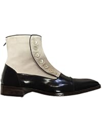 Garofalo Gianbattista stivalletti, Polacchine Uomo in Vitello e camoscio Bicolore