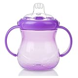 Nuby Two Handle No-Spill Grip N Sip Cup - Purple