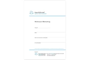 ‎HAUS & GRUND Haus & Grund Wohnraum-Mietvertrag DIN A4 (1 Satz, 2 Exemplare)