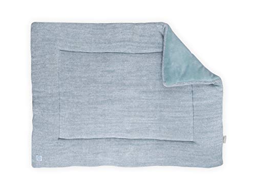 Preisvergleich Produktbild Jollein Laufgitterdecke 80x100cm Melange Strick Soft Green Laufgitter Steppdecke 80x100cm Melange Strick Soft Green Laufgitter Steppdecke 80x100cm Melange Strick Soft Green von