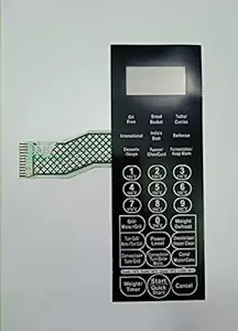 Able GME730CR1 Microwave Oven Membrane Touch Keypad (Black)