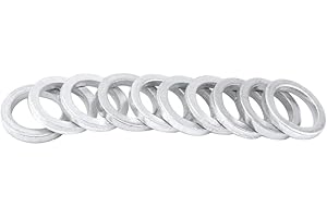 perfk 10pcs Bike 2mm Thickness Washer Spacer 10mm Inner Diameter for Bike Headset Chainwheel Chainring