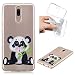 Produktbild 2X Handy Silikonhülle für Huawei Mate10 lite, Stoßfest Schutz Tasche Weich TPU Gel Bumper Etui Dünn Cover Case (Panda Fisch) Kratzfest Anti Fingerabdruck, mit 2 Tier Kable