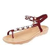 Metall-Elemente Damen Sandalen Damen T-Spangen Sandalen Damen Offene Sandalen mit Keilabsatz Damen Terran Lattice Ii Offene Sandalen Damen Sommer Bohemia PU Leder Flach Zehentrenner Sandalen Bequeme Keilsandaletten Strass Glitzer Sandaletten Wedges Sommerschuhe Lack Blumen Keilabsatz Sandalen Damen Sandalen Flach Sommerschuhe PU Leder Bohemia Flach Sandalen Zehentrenner Offene Sandalen mit Keilabsatz Damen Sandalen, Flach Flip Flops Zehentrenner Strand Schuhe Offene Schuhe