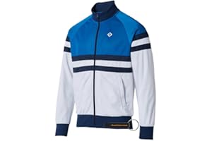 Hamburger SV HSV Trainingsjacke „Kilian“ - Offizieller Fanartikel - Jacke in Blau-Weiß - 100% Polyester - sportlich & funktional