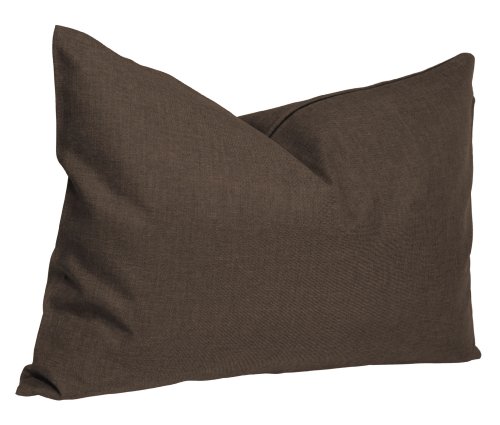 Kissenhülle Struktur Leinen-Optik Kissenbezug Deko Kissen ca. 40×40 50×50 oder 40×60 cm #388 (braun, 40×60 cm) - 2