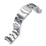 Armband für Seiko 007 Diver, 22 mm, gebürsteter Edelstahl, 316L