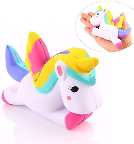 Unicorn Squishy Stress Reducer Slow Rising Cartoon Doll Cream Scented Decompression Toys for Children and Adult Toy gift