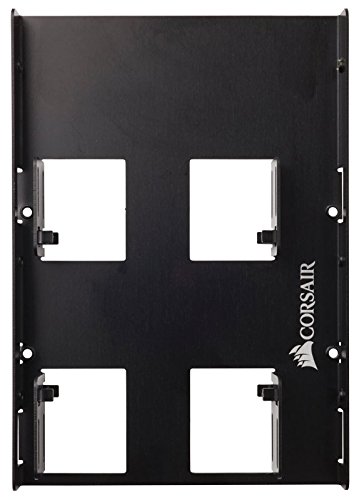 Corsair CSSD-BRKT2 - Tapa con tornillos para caja de ordenador  154 x 108 x 28 mm   negro