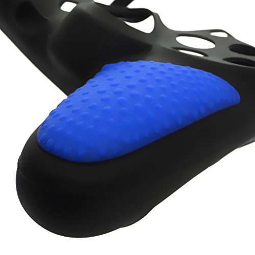 Generic Weiche Silikon Case Schutzhülle Gel Abdeckungsfall Für PS4-Steuerung – Blau, ONE SIZE - 3