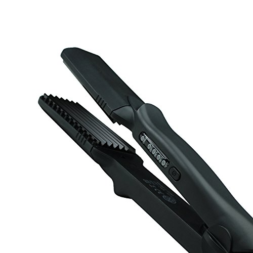 Askliy 4 in 1 Keramik Haarglätter Lockenstäbe, Ionen Haarglätter Mit Schnellaufheizungs Funktion, Stylingbürste Für Glattes Und Geschmeidig Glänzendes Haar, Feuchtigkeitsspendene Beauty Glättbürste Für Schöne Haare, 110-240V Glätteisen Zum Glätten Von Locken - 8