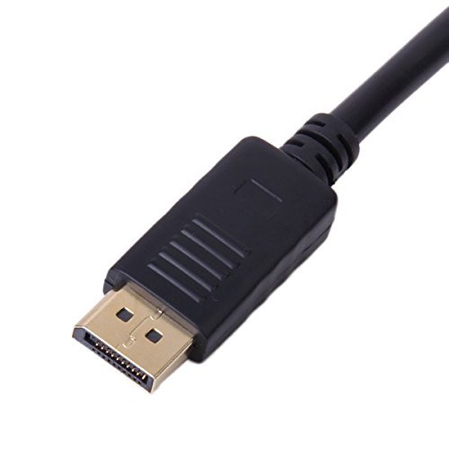 ma-on Display Port DP auf VGA Adapter Kabel Konverter (schwarz) - 5