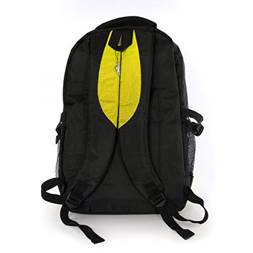 Laptoprucksack schwarz  gelb Synthetik Rucksack Tabletfach Bag Street OTJ605Y