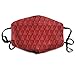 Produktbild SDGSS Mund Maske,Red Dragon Scales Pattern Unisex Fashion Warm Anti-Dust Washable Reusable Mund Maske