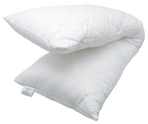 ZOLLNER® Seitenschläferkissen / Schwangerschaftskissen / Stillkissen / Lagerungskissen 40×145 cm, Gewicht: 1200 g, in weiteren Größen erhältlich, direkt vom Hotelwäschespezialisten, Serie „Salus“ - 3