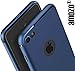 Amozo® Soft Silicone with Anti Dust Plugs Shockproof Slim Back Cover Case For Apple iPhone 7 ,Dark Blue RS.199.00