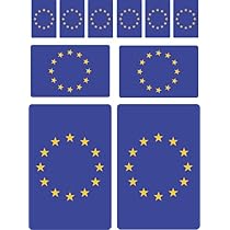 Kap Verde Aufkleber Set - 4 Herzen Mit Flagge 75mm Wetterfest