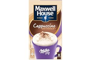 MAXWELL HOUSE Cappuccino Chocolat - Café Soluble - Sticks 176g