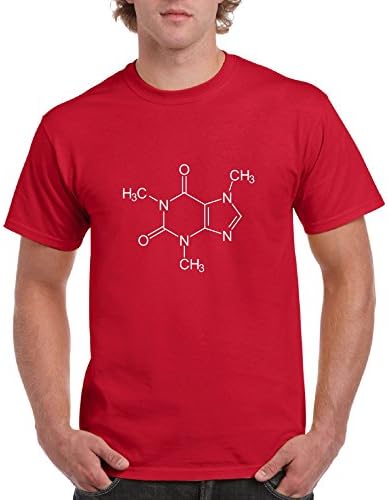 Caffeine Molecule - Science Coffee Men’s T-Shirt
