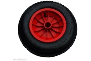 KETOPLASTICS 14" REPLACEMENT PNEUMATIC WHEELBARROW WHEEL CHOOSE YOUR BORE/BEARINGS SIZE 3.50/4.00-8 (1" BORE)